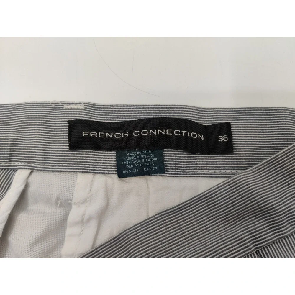 French Connection Men's Striped Tailored Shorts Size 36 Casual‎ Business